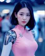 日本科研团队推出的新一代女性机械人